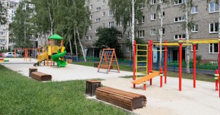 Благоустройство детской площадки во дворе от 1967 руб. в Махачкале