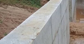 Строительство подпорной стенки из бетона в Махачкале в октябре